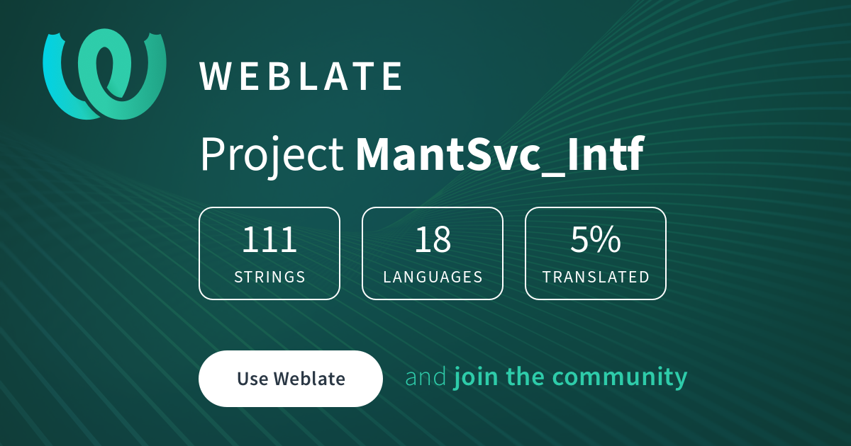 Intf MantSvc_Intf @ Weblate